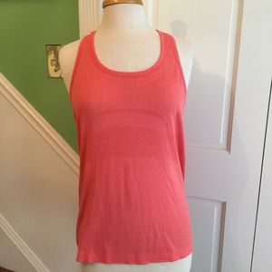 Lululemon Orange Swiftly Tech Racerback